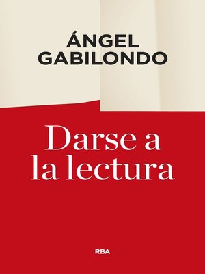 cover image of Darse a la lectura